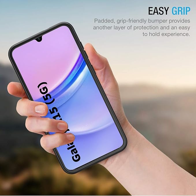 Battery Case for Galaxy A15, Enhanced 10000mAh Portable Protective Wireless Charging Case Support Carplay Compatible with Galaxy A15 (6.5 inch) Rechargeable Extended Battery Charger Cover - Black