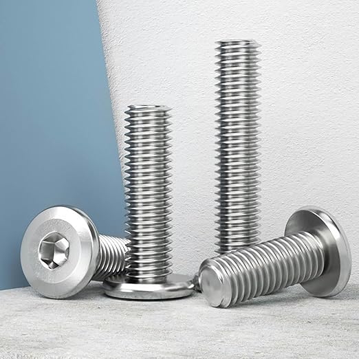 3/16-24 x 2" (30 Pack) Flat Head Hex Socket Cap Screws Bolts, 304 Stainless Steel 18-8, Hex Drive, Bright Finish, Fully Machine Thread