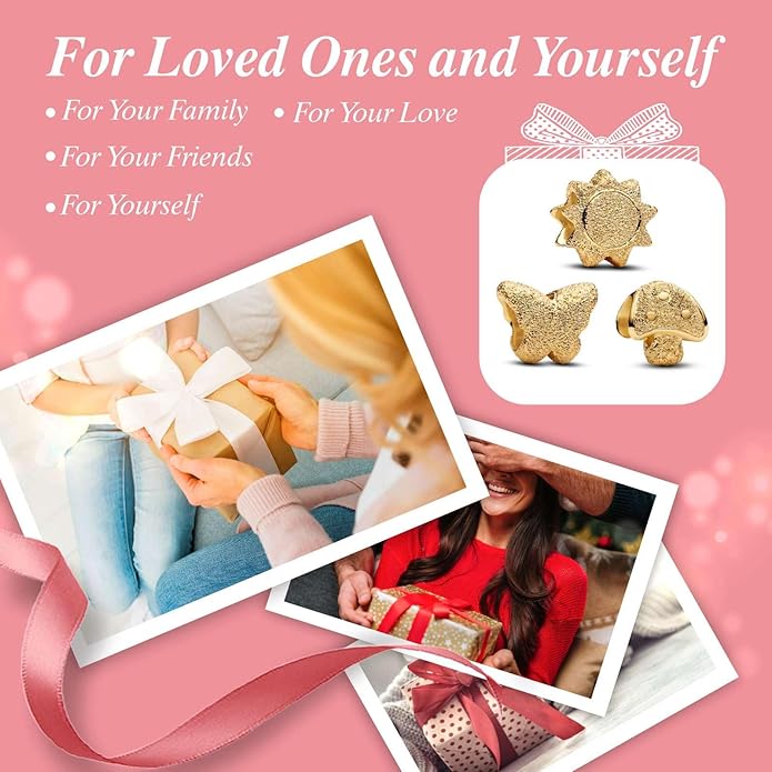 Cute Fashion Heart Charms,S925 Sterling Silver Charm,Bead for Bracelets and Necklaces,For Women Jewelry Present