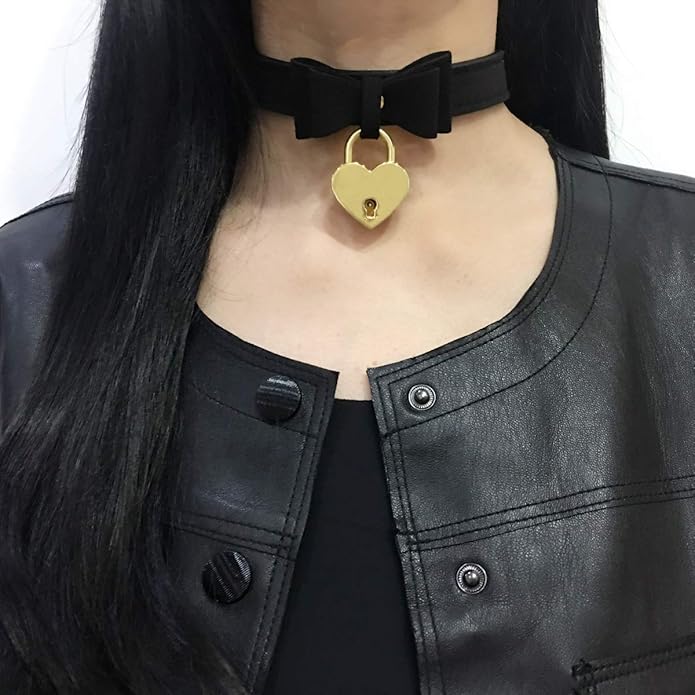 Bell Choker Collar Necklace Lolita Bow Collar Cat Kitty Velvet Necklace