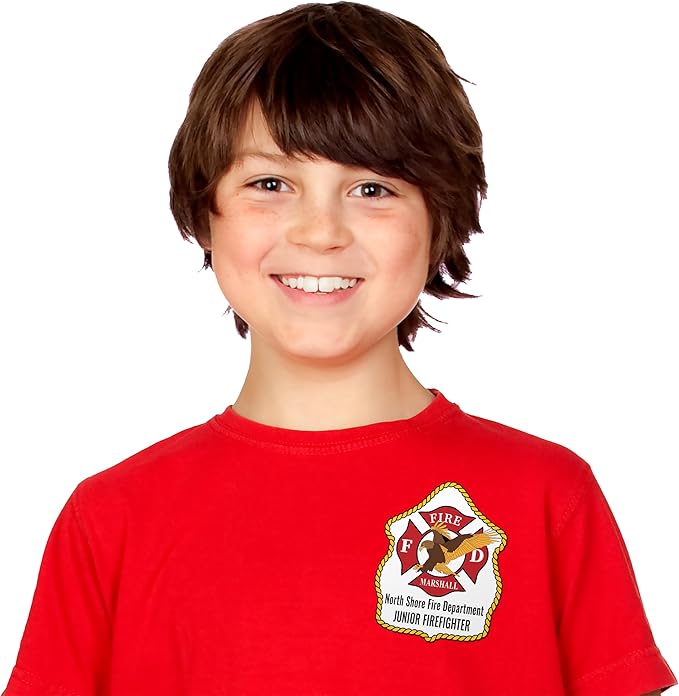 Kenco Kids Customizable Plastic Firefighter Hats -Choose your style, add your name or department
