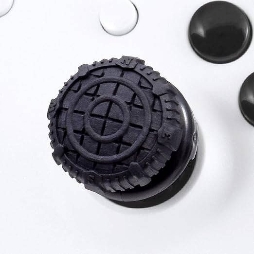 KontrolFreek FPS Freek Battle Royale Nightfall Performance Thumbsticks for Xbox One and Xbox Series X | Performance Thumbsticks | 2 High-Rise Convex | Black
