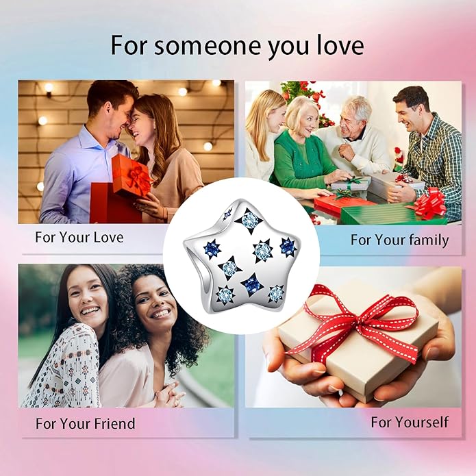 Bible Family Mom Wife Love Heart Dangle Charm 925 Sterling Silver Charms fits Bracelets and Necklace Pendant Bead Charms Jewelry Present for Women Family Friends