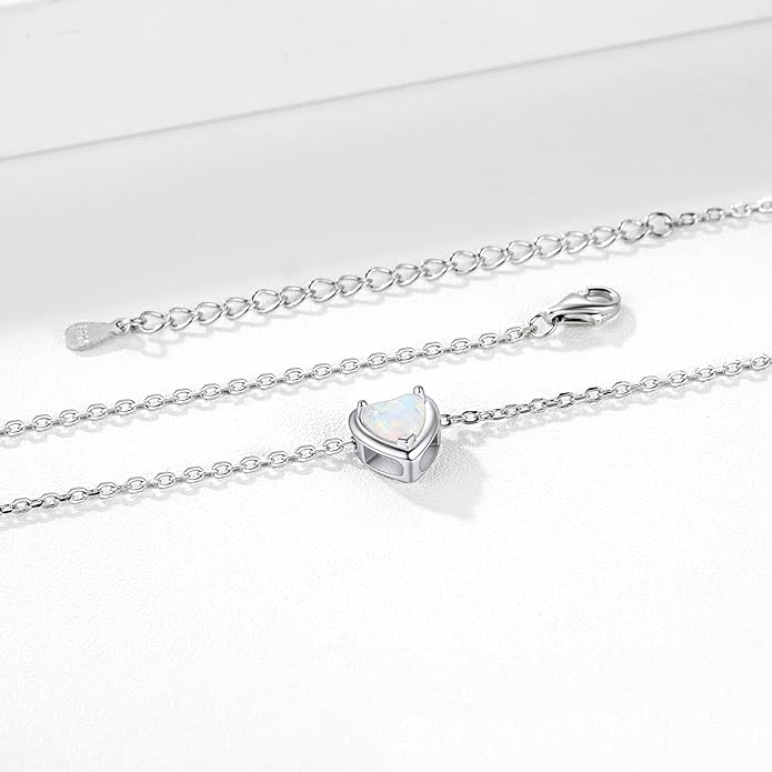 ChicSilver 925 Sterling Silver 12 Months Sparkling Round Cut Created Birthstone Pendant Necklace, 16 Inch Rolo Chain