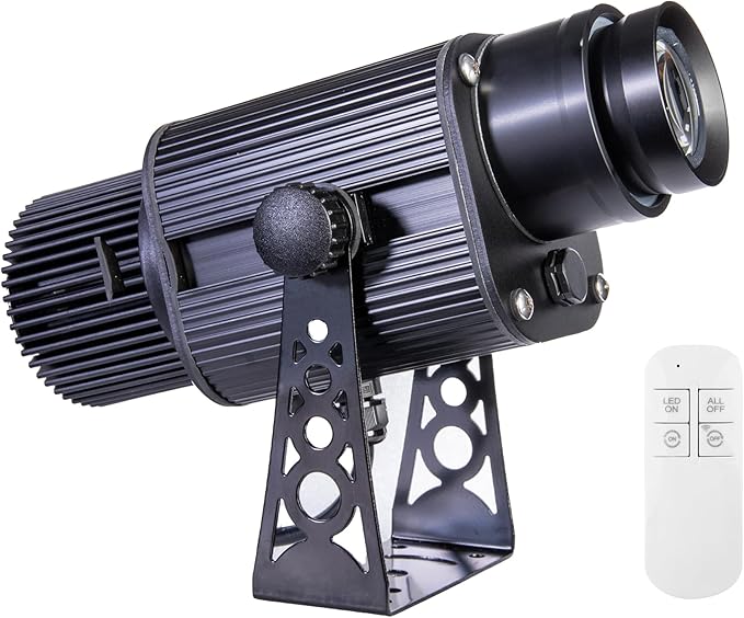 50W LED Logo GOBO Projector Including Free Custom GOBO to Projector Image for Warning Sign Hotel Car Wash Company Store Outdoor Use