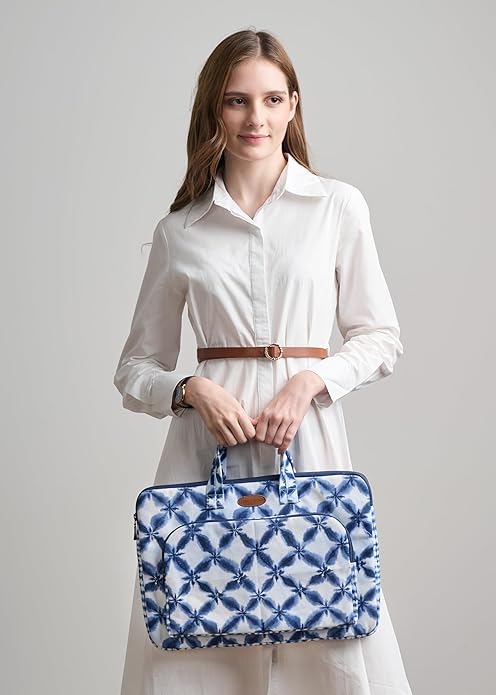 Maison d'Hermine Laptop bag with front pocket Stain and water repellent Cotton canvas