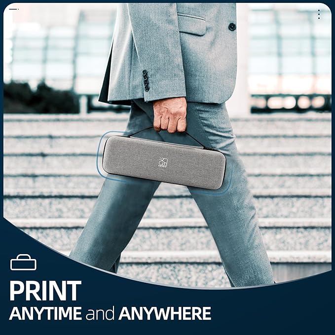HPRT Portable Carry Case Compatible Pooolitech MT810 Portable Printers Waterproof Shockproof Scratch Resistant Compact Lightweight