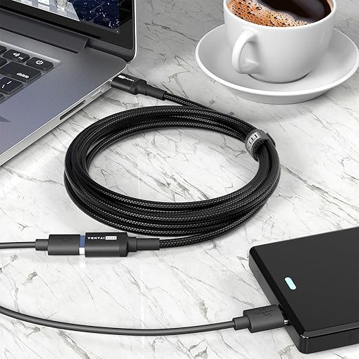 ITD ITANDA 10FT USB Extension Cable USB 3.0 Extension Cord Type A Male to Female 5Gbps Data Transfer for Keyboard, Mouse, PlayStation, Xbox, Flash Drive, Printer, Camera and More, Black