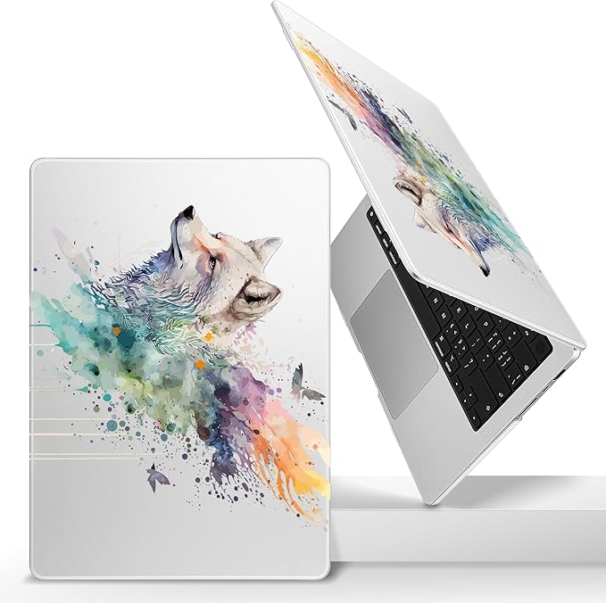 for MacBook Pro 16 inch Case 2021 2022 2023 2024 Release A3186 A3403 M4 A2991 M3 A2780 M2 A2485 M1 Pro/Max, Hard Shell Case with Screen Protector & Keyboard Cover, Wolf
