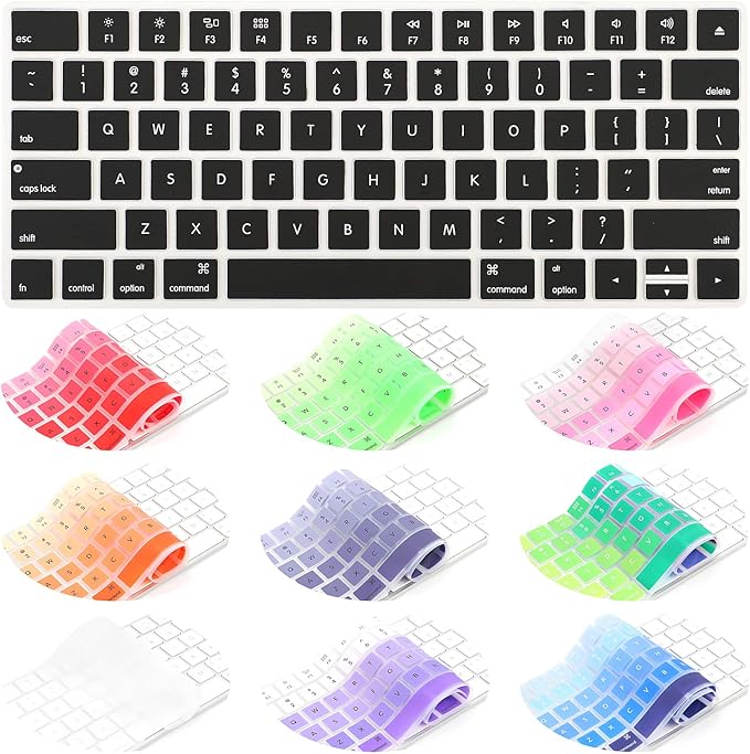 Allinside Black Cover for Apple Magic Keyboard (MLA22LL/A) with US Layout