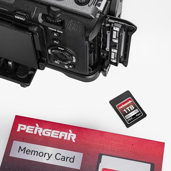 Pergear 1TB VPG200 CFexpress Type A Memory Card, Up to 800MB/s Read Speed & 700MB/s Write Speed for Sony Alpha Sony FX Cameras, Up to 8K RAW for Video/Photo