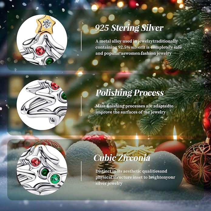 MITSOKU 925 Sterling Silver Charms for Bracelets Necklaces Animal prototype Pendant Safety Chain Dangle Pendants Beads Christmas Day Charms Jewelry Gift for Women