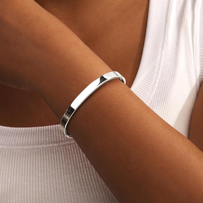Gold Bracelets Set for Women Non Tarnish, 14K Gold Plated Sterling Silver Chunky Cuff Bracelet Stackable Gold Bangles Bracelet for Women Trendy Fashion Accessories Tie Knot Cuban Rope Paperclip Beaded Bracelet Stack Jewelry Valentines Day Gifts