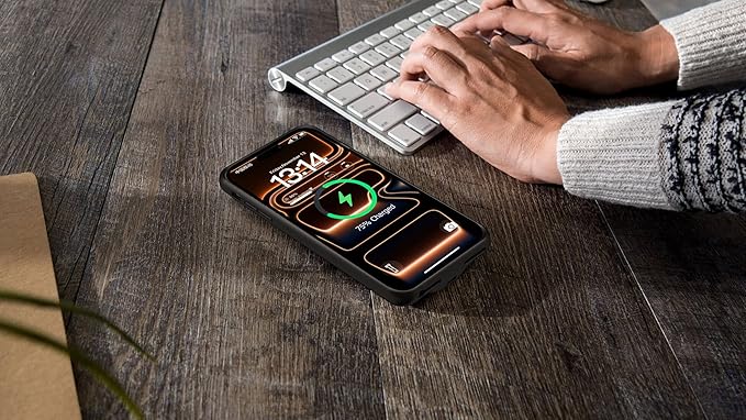 Battery Case for iPhone 17 Pro, Upgraded 10000mAh Rechargeable Portable Extended Battery Pack Supported Qi Wireless Charging Case Compatible with iPhone 17 Pro (6.3 inch) Charger Power Bank (Black)