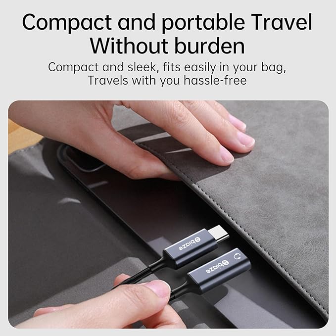 USB C to Lightning Audio Adapter, USB Type C Male to Lightning Female Headphone Converter, Compatible with iPhone 16/15 Full Series, iPad Pro, iPad Air 6/5/4, MacBook