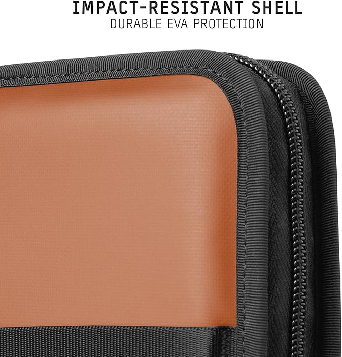 WANDRD Lens Filter Case - Store 4 Filters in Your Camera Backpack or Camera Case, Protect Photography Accessories from Scratches, Dust & Impact (Sedona Orange)