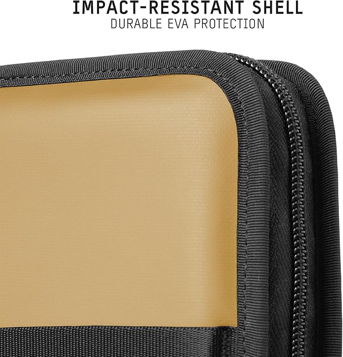 WANDRD Lens Filter Case - Store 4 Filters in Your Camera Backpack or Camera Case, Protect Photography Accessories from Scratches, Dust & Impact (Dallol Yellow)