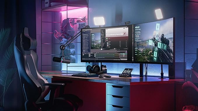 BEACN Mix - USB C Windows Audio Controller with a Beautiful 5” Color Display and 4 Smooth Push-Button encoders for Streaming, Gaming, Podcasting, and Work from Home Applications (Dark)