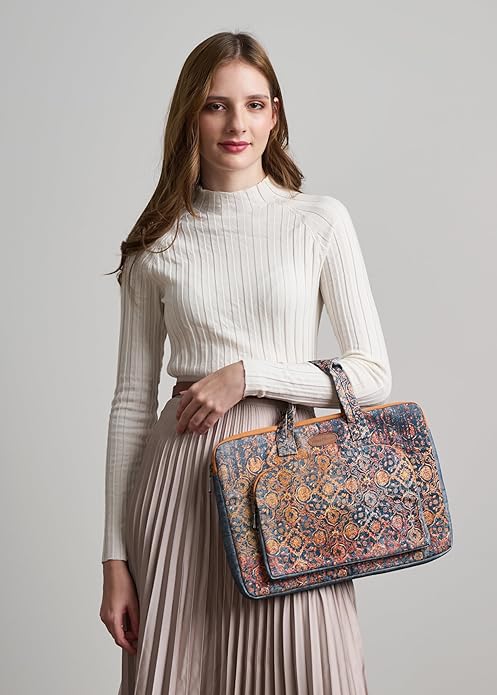 Maison d'Hermine Laptop bag with front pocket Stain and water repellent Cotton canvas