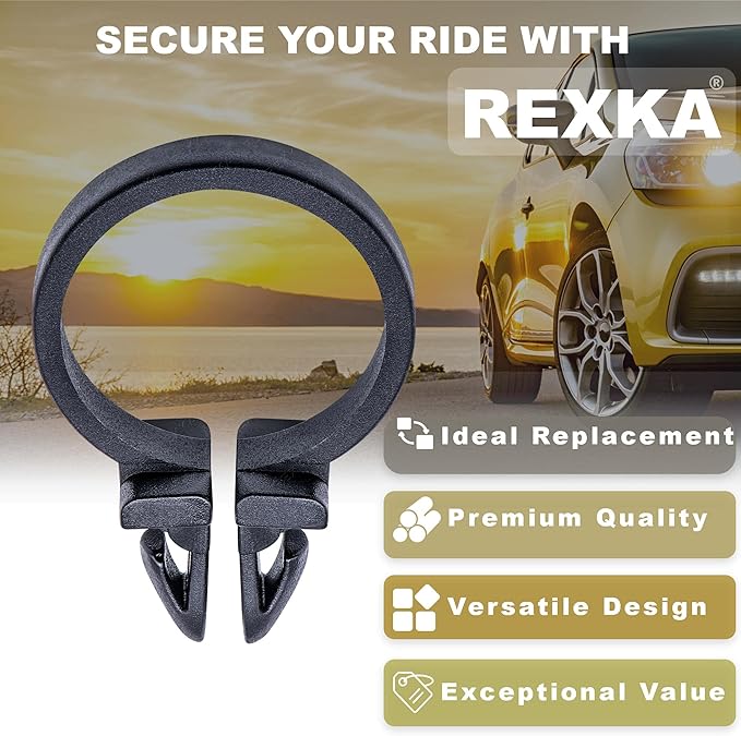 Rexka 30 pcs Wire Routing Clips 3/4"