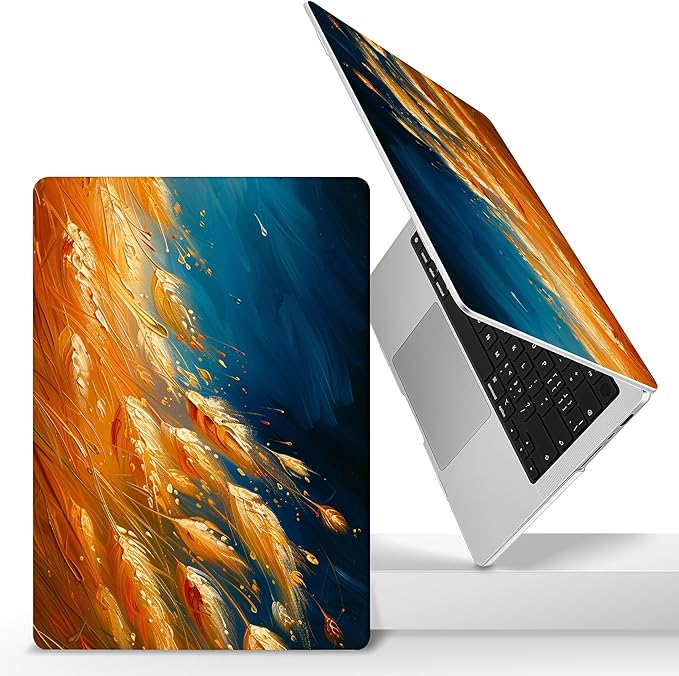 for MacBook Pro 16 inch Case 2021 2022 2023 2024 Release A3186 A3403 M4 A2991 M3 A2780 M2 A2485 M1 Pro/Max, Hard Shell Case with Screen Protector & Keyboard Cover, Golden Grain