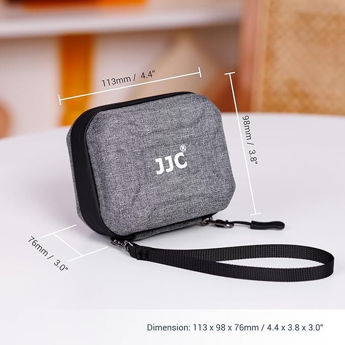 JJC Hard Shell Camera Lens Filter Case Up to 67mm (62mm 58mm 55mm 52mm 49mm 46mm 43mm 40.5mm 37mm),Water Resistant & Dustproof,Camera Filter Pouch with Microfiber Cleaning Cloth for Photography