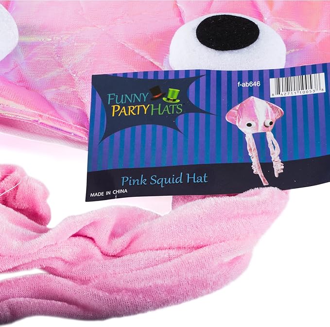 Funny Party Hats Squid Hat - Funny Fun and Crazy Hats in Many Styles