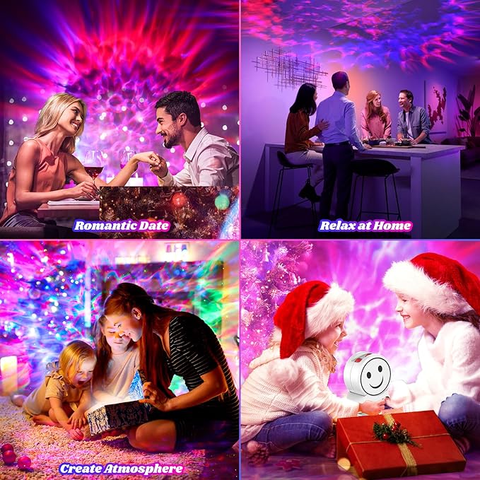 Galaxy Projector, Light Projector for Bedroom, Night Light for Kids Room, Projector with Timer and Remote Control, Room Decor, Gifts for Girls, Boys, Adults, Christmas, Birthday