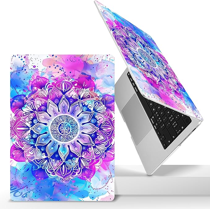 for MacBook Pro 16 inch Case 2021 2022 2023 2024 Release A3186 A3403 M4 A2991 M3 A2780 M2 A2485 M1 Pro/Max, Hard Shell Case with Screen Protector & Keyboard Cover, Mandala