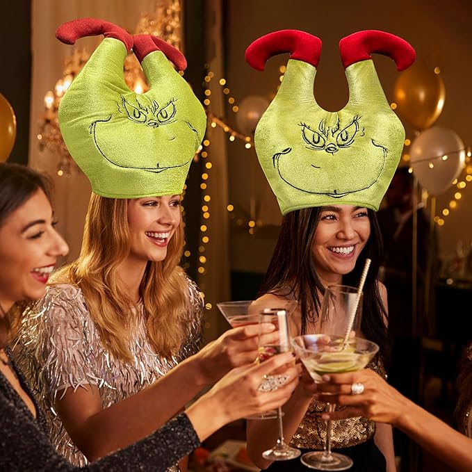 Christmas Hat,Gnome Hat, Strange Dr.Seuss Hats,Holiday Duck Cap for Xmas New Year Festive Party Supplies