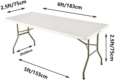 FORLIFE Spandex Table Cover - Fitted Rectangular Tablecloth, 6ft, Stretch Patio Cover, Universal for Wedding, Banquet, Party (Aqua)