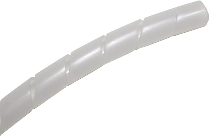 Kable Kontrol Vortex Spiral Cable Wrap - 3/4” Inch 100’ Feet Long - Hose Protector Flexible Polyethylene Wire Conduit Tubing Cable Sleeve Cord Cover to Organize Wires – Natural