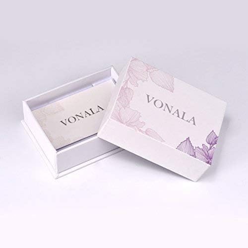 VONALA White Opal Celtic Knot Dangle Drop Earrings for Women 925 Sterling Silver Boho Chic Jewelry Gift for Women