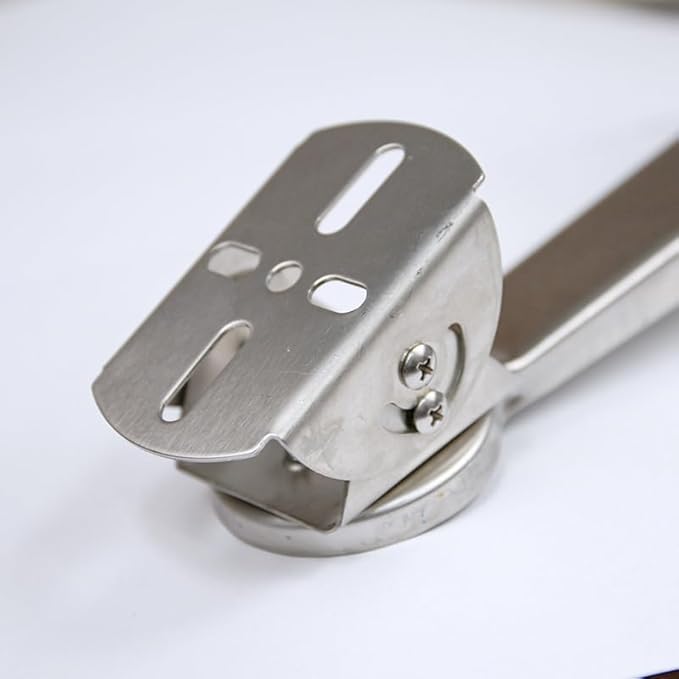ZT-NET Security Camera Corner Pole Mounting Bracket Stainless Steel Mount with Extension Arm for Surveillance Systems Compatible with CCTV IP Cameras Indoor and Outdoor (Not Included Camera