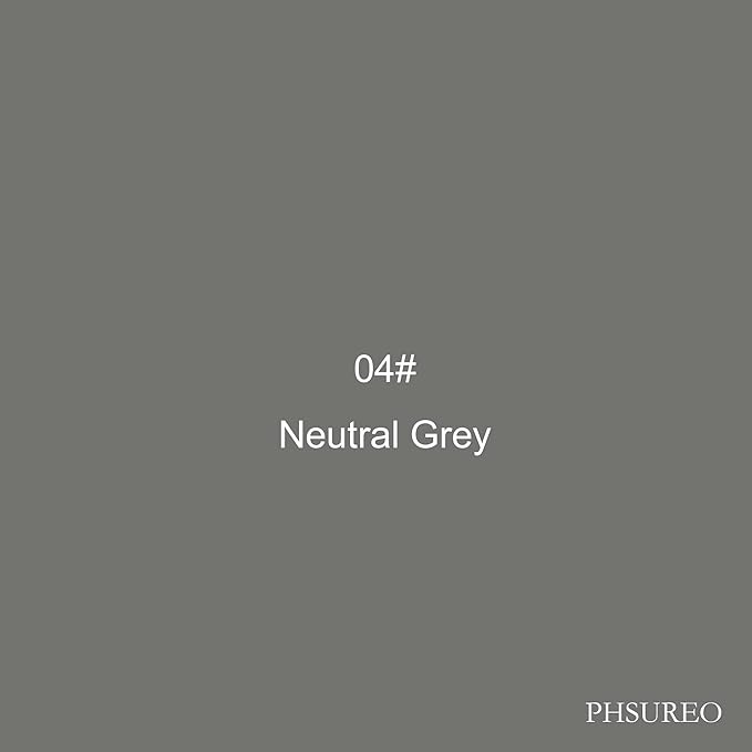 Seamless Photo Photography Backdrop Paper, Photo Background Paper Roll (Neutral Grey, 107”x19.5')