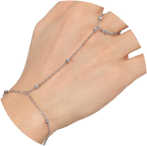 Silver and Gold Bracelets for Women Non Tarnish Waterproof Gold bracelet stack set, Adjustable 6.5"+2" Extender, Layered Bracelets for Women，Exquisite Jewelry Gift