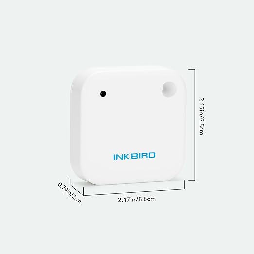 Inkbird Smart Thermometer, Freezer Wireless Thermometer Bluetooth Temperature Sensor, with APP for Android and iOS (Detects Temperature ONLY)