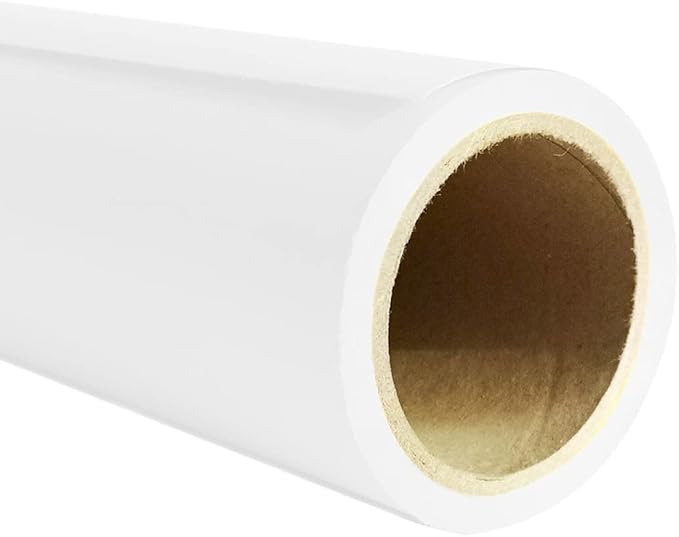 Seamless Photo Photography Backdrop Paper, Photo Background Paper Roll (Snow, 107”x39')