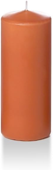 yummi 2.25" x 5" Sienna Slim Round Pillar Candles - 4 per Pack