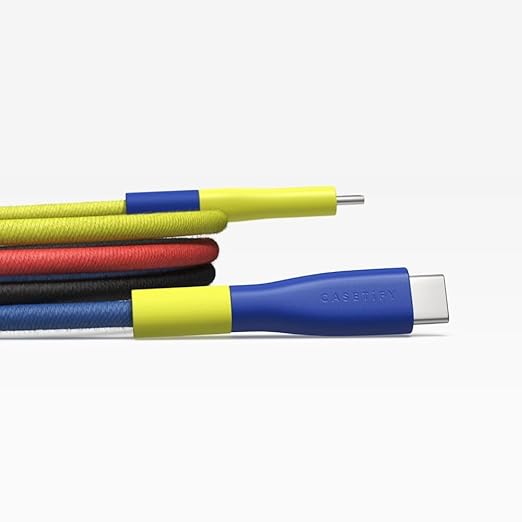 CASETiFY Powerthru USB-C to USB-C Cable (1m/3.3ft) - Art-Block