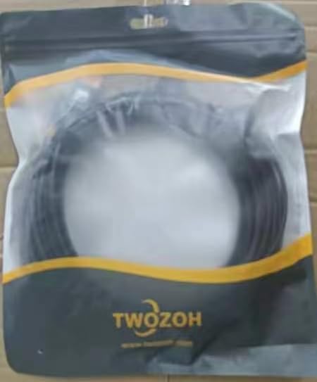 Twozoh Flexible & Slim Long HDMI Cable 15FT 2 Pack, Ultra Thin HDMI Cord Supports High Speed 4K@60Hz 18gbps 2160P/1080P