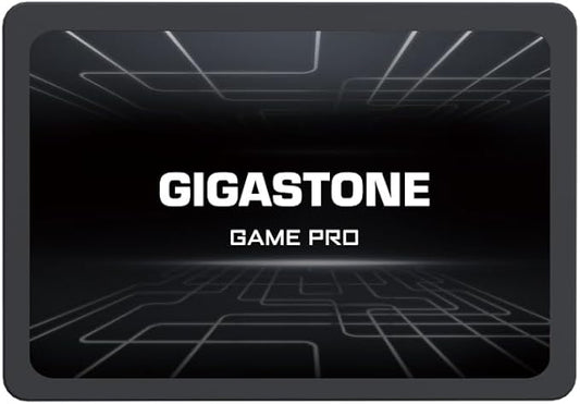 Gigastone SATA SSD 512GB 2.5 inch SSD 530MB/s Upgrade Laptop PC Memory and Storage PS4 HDD Replacement 2.5" Internal Solid State Hard Drives SATA III SLC Cache 3D NAND Game Pro Performance