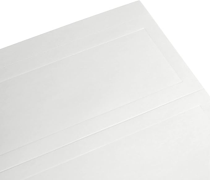 Blank Foldover Place Cards - Printable Cardstock for Inkjet & Laser - Wedding Seating Chart & Buffet Label - Table Name Card & Name Tag - 3.5 x 11 in, White, Pack of 60