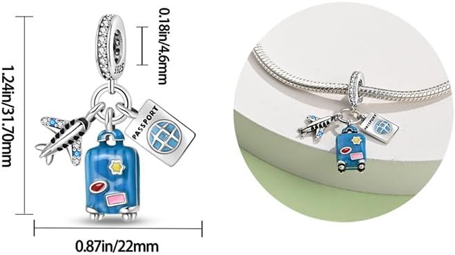 925 sterling silver bracelet necklace pendant, women's jewelry, a charming pendant suitable for matching the original bracelet, perfect for parties, birthdays, and as a jewelry gift