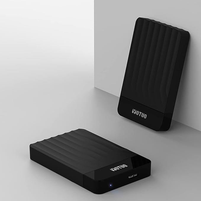 Portable External Hard Drive Storage Expansion Mobile HDD USB 3.0 for PC, Mac, Desktop, Laptop, PS4, PS5, Xbox One X/S, Xbox 360, Xbox Series X/S, Office & Game (Black, 500GB)