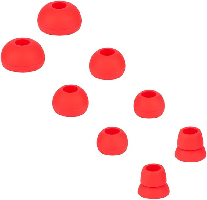 Earbud Replacement Tips Silicone Ear Tips Compatible with Powerbeats 1/2/3 Wireless Beats by Dre Headphones,4 Pairs Earbud Cap