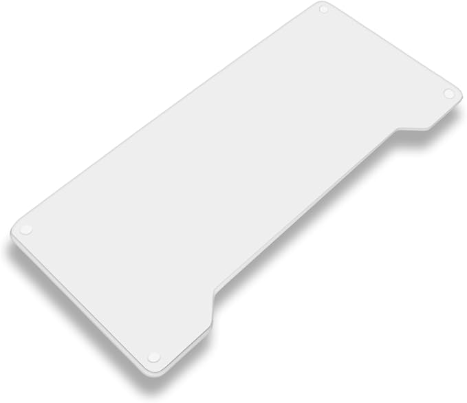Kado Lift Riser Acrylic for External Keyboard, Frosted Transparent, Office Gaming Laptop Keyboard Cover Mechanical 40%/60%/65%/70% Stand Holder Made for MacBook Air/Pro 13"/14"/15"/16"