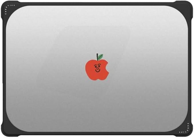 CASETiFY Bounce MacBook Pro 16-inch (M3/M4) Case [Enhanced Protective Corner Design/Ventilation Cutouts/Anti-Slip Grip] - Apple MacBook Case by Tess Smith-Roberts - Clear Black