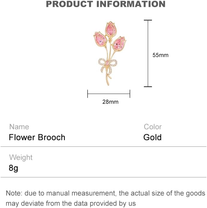 14K Gold Rose Flower Brooch - Elegant Floral Design Scarf Buckle, Graceful Pin for Special Occasions, Ideal Gift for Her, Craft Enthusiast Jewelry Accessory