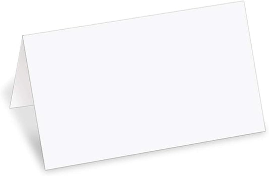 PaperDirect White Cover Stock Place Cards, 2 Inches x 3 1/2 Inches, 200-Pack